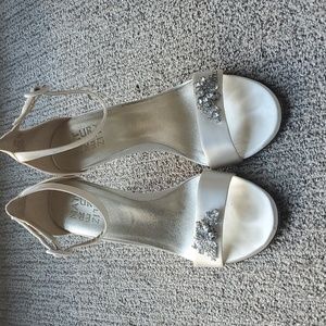Ivory Satin Formal Heel